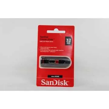 SanDisk 32GB Cruzer Glide USB 2.0 Drive - Reliable Storage