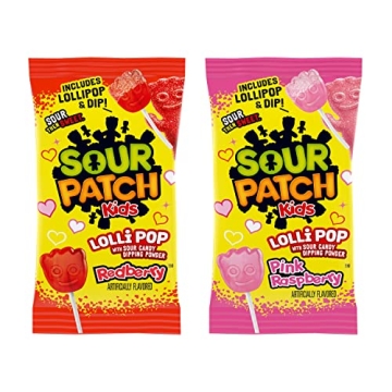 SOUR PATCH KIDS Lollipops for Valentine's Day - 20 Count
