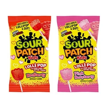 SOUR PATCH KIDS Lollipops for Valentine's Day - 20 Count