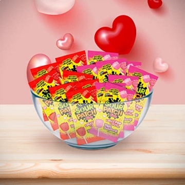SOUR PATCH KIDS Lollipops for Valentine's Day - 20 Count