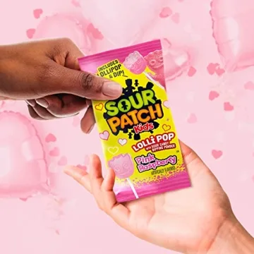 SOUR PATCH KIDS Lollipops for Valentine's Day - 20 Count