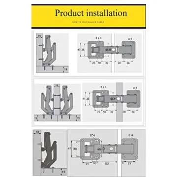 175 Degree Concealed Hydraulic Hinges for Frameless Cabinets