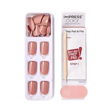 KISS imPRESS No Glue Press On Nails in Sandbox Pink