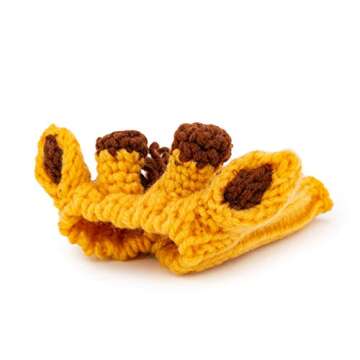 Zoo Snoods Giraffe Costume - Knit Dog Snood Ear Wrap for Pets, Warm Neck Cover for Halloween and Win...