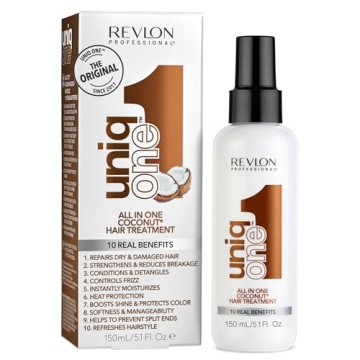 UniqONE Revlon Professional Hair Treatment - Coconut Leave-In Conditioner, 5.1 Fl Oz