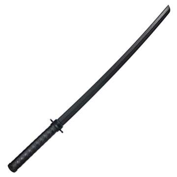 E-BOGU Polypropylene Wooden Look Practice Sword - Safe Training Tool (33")