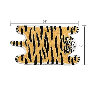 Cute Tiger Shaped Bath Mat - Soft & Non-Slip Rug