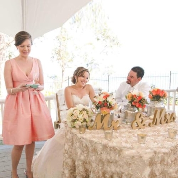 Stylish Mr and Mrs Wooden Wedding Table Signs for Decor