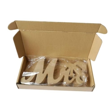 Stylish Mr and Mrs Wooden Wedding Table Signs for Decor