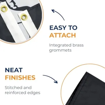 AZ FLAG Pirate Red Bandana Flag - 5x8 Ft Durable Banner