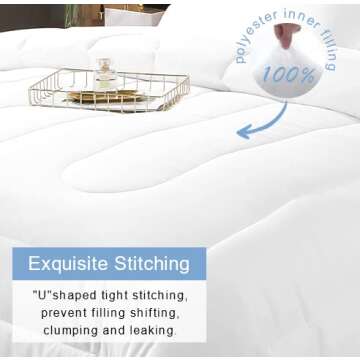 Mushroom Kids Comforter Set Queen Size Red Strawberry Trippy Mushrooms Bedding Set for Girls Boys Room Decor Jungle Rustic Wild Plants Palm Leaves Soft Chic Quilted Duvet with 2 Pillowcases