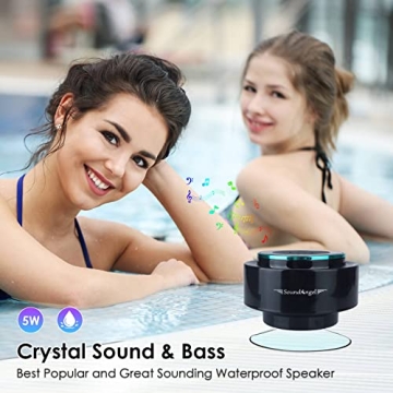 Waterproof Bluetooth Shower Speaker with Suction Cup