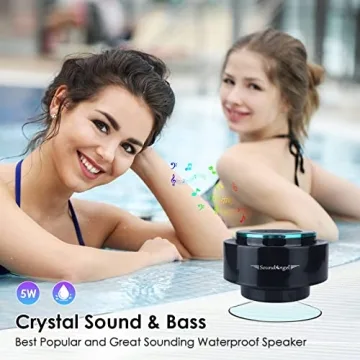 Waterproof Bluetooth Shower Speaker with Suction Cup