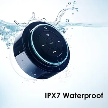 Waterproof Bluetooth Shower Speaker with Suction Cup