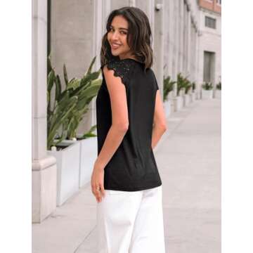 AUTOMET Women's Chic Summer Lace Top for Any Occasion