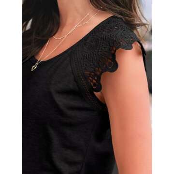 AUTOMET Women's Chic Summer Lace Top for Any Occasion