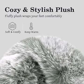 Cozy Women’s Cross Band Slippers - Fluffy Indoor Shoes