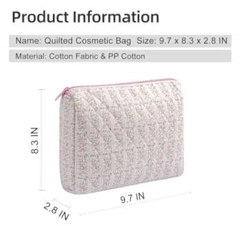 Gleyemor Floral Makeup Bags Set - Travel & Organize Stylishly