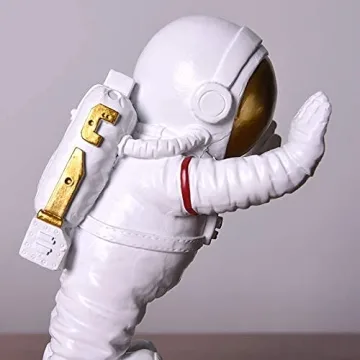 Joyvano Astronaut Bookends - Unique Space Decor for All Ages