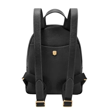 Fossil Blaire Backpack Purse - Elegant Black Leather Backpack