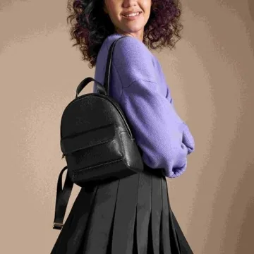 Fossil Blaire Backpack Purse - Elegant Black Leather Backpack