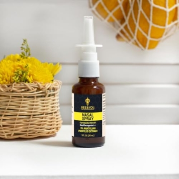 Natural Propolis Nasal Spray for Congestion Relief 1 Fl oz
