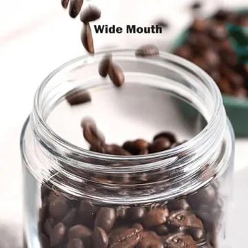 Durable Glass Jars for Meal Prep and Storage Solutions 10oz