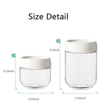 Durable Glass Jars for Meal Prep and Storage Solutions 10oz