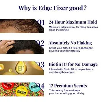 KISS Edge Fixer Max Hold 30mL (1.01 US fl.oz)- (KEG025C) (Strawberry Acai)