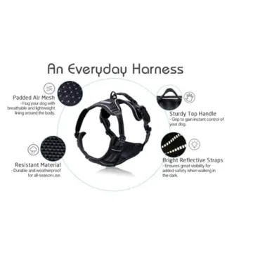 Highly Comfortable No-Pull Dog Harness for Large Breeds