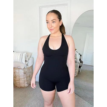 Aoxjox Cross Back Gym Jumpsuit for Women - Stylish Workout Wear