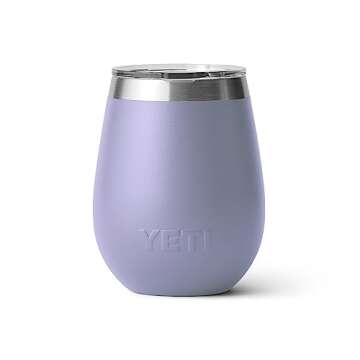 YETI Rambler 10 oz Wine Tumbler, Vacuum Insulated, Stainless Steel with MagSlider Lid, Cosmic Lilac