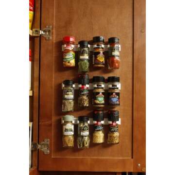 Bellemain Spice Gripper Clip Strips - Organize Spices Efficiently