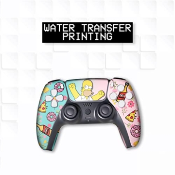 Simpsson Custom PS-5 Controller Wireless Hydro-Dip Design