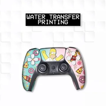 Simpsson Custom PS-5 Controller Wireless Hydro-Dip Design