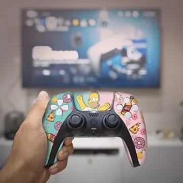 Simpsson Custom PS-5 Controller Wireless Hydro-Dip Design