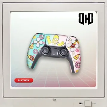 Simpsson Custom PS-5 Controller Wireless Hydro-Dip Design