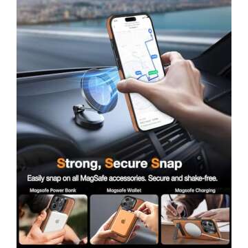 VAUSERDY Phone Case for iPhone 16 Pro Max Leather