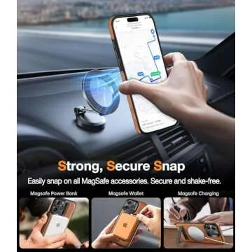 VAUSERDY Phone Case for iPhone 16 Pro Max Leather