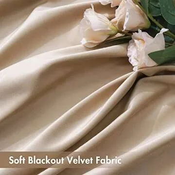 MIULEE Velvet Blackout Curtains - Elegant & Thermal Insulated