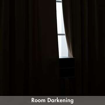 MIULEE Velvet Blackout Curtains - Elegant & Thermal Insulated