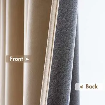 MIULEE Velvet Blackout Curtains - Elegant & Thermal Insulated