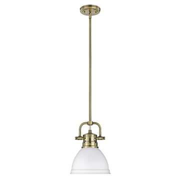 Duncan Mini Pendant with Rod - Stylish Kitchen Lighting