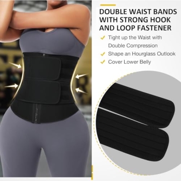 FeelinGirl Waist Trainer for Women - Compression & Comfort