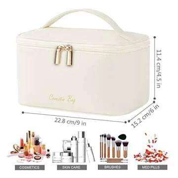 Charming Meiyuuo Cute Makeup Bag for Stylish Organization