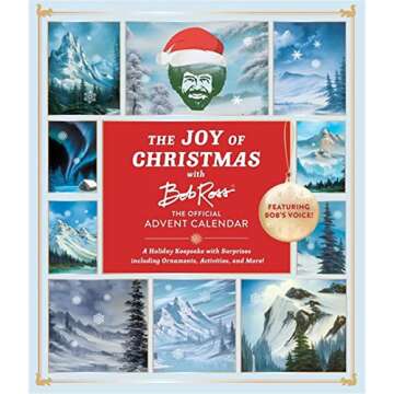 Creatively Celebrate the Holidays with Bob Ross Advent Calendar