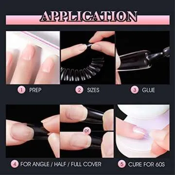 Soft Gel Nail Tips Kit for Perfect DIY Manicures