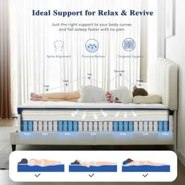 Comfortable Zeelovtress King Mattress for Pain Relief
