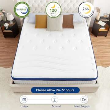 Comfortable Zeelovtress King Mattress for Pain Relief