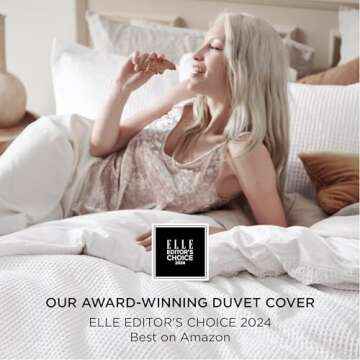 Bedsure Cotton Duvet Cover King - 100% Cotton Waffle Weave Bright White Duvet Cover King Size, Soft ...